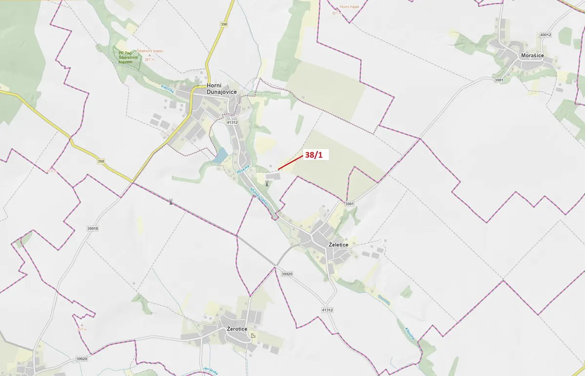 Dražba lesa 245 m²